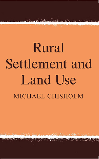 Imagen de portada: Rural Settlement and Land Use 1st edition 9781138532151
