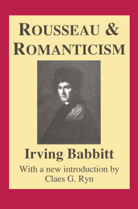 Immagine di copertina: Rousseau and Romanticism 1st edition 9780887388880
