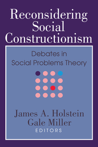 Cover image: Reconsidering Social Constructionism 1st edition 9780202308647
