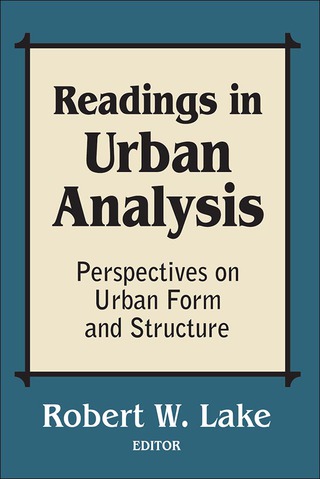 Cover image: Readings in Urban Analysis 1st edition 9780882850825