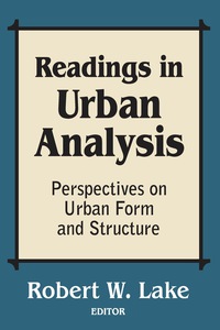 Cover image: Readings in Urban Analysis 1st edition 9780882850825