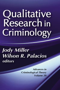 Imagen de portada: Qualitative Research in Criminology 1st edition 9780367598259