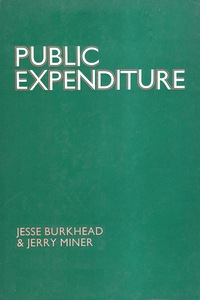 Imagen de portada: Public Expenditure 1st edition 9780202361512