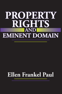 Cover image: Property Rights and Eminent Domain 1st edition 9781412808675