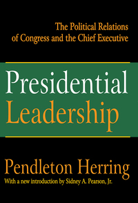 Cover image: Presidential Leadership 1st edition 9781138530690