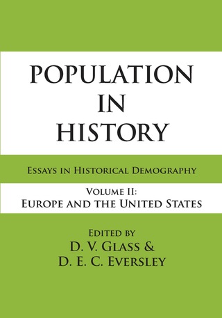 Cover image: Population in History 1st edition 9781138530485