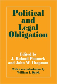 表紙画像: Political and Legal Obligation 1st edition 9780202308845
