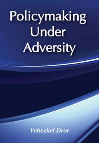 Cover image: Policymaking Under Adversity 1st edition 9780887387210
