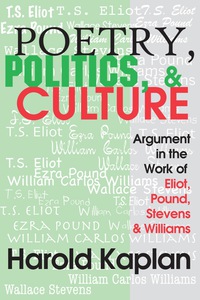 Cover image: Poetry, Politics, and Culture 1st edition 9781138529977