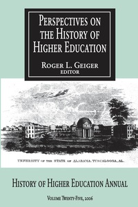 Imagen de portada: Perspectives on the History of Higher Education 1st edition 9781412806176