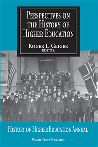 Cover image: Perspectives on the History of Higher Education 1st edition 9781412805179