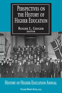 Imagen de portada: Perspectives on the History of Higher Education 1st edition 9781412805179