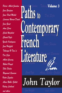 Cover image: Paths to Contemporary French Literature 1st edition 9781138513006