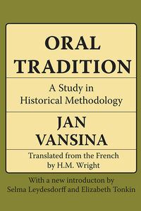 Imagen de portada: Oral Tradition 1st edition 9780367474690