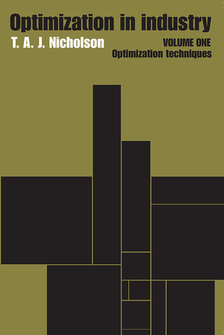 صورة الغلاف: Optimization in Industry 1st edition 9781138529335
