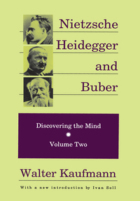Cover image: Nietzsche, Heidegger, and Buber 1st edition 9781138528918