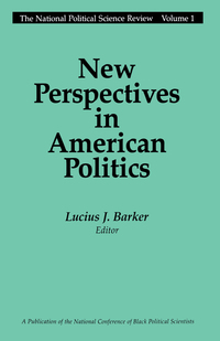 Cover image: New Perspectives in American Politics 1st edition 9780887387449
