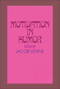 صورة الغلاف: Motivation in Humor 1st edition 9780202308722