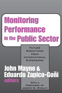 Cover image: Monitoring Performance in the Public Sector 1st edition 9781138528284