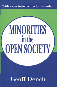 Cover image: Minorities in an Open Society 1st edition 9780765809797