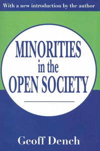 Imagen de portada: Minorities in an Open Society 1st edition 9780765809797