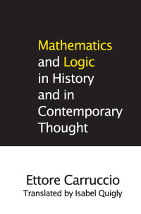 Cover image: Mathematics and Logic in History and in Contemporary Thought 1st edition 9781138527768