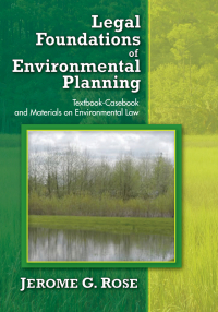 Cover image: Legal Foundations of Environmental Planning 1st edition 9781412849272