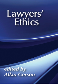 Cover image: Lawyers' Ethics 1st edition 9781138511590
