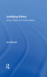 Cover image: Justifying Ethics 1st edition 9781412865302