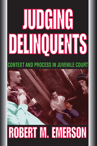 Cover image: Judging Delinquents 1st edition 9780202361635