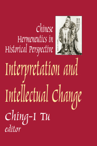 Cover image: Interpretation and Intellectual Change 1st edition 9780765802316
