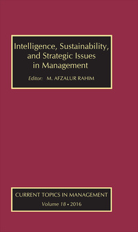 صورة الغلاف: Intelligence, Sustainability, and Strategic Issues in Management 1st edition 9781412864138