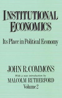 صورة الغلاف: Institutional Economics 1st edition 9781138526143