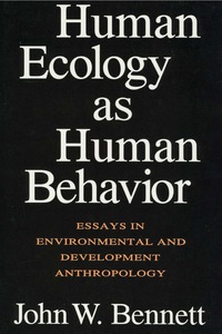 Cover image: Human Ecology as Human Behavior 2nd edition 9781560008491