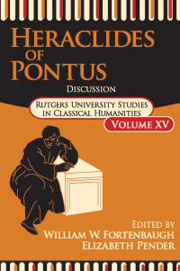 Cover image: Heraclides of Pontus 1st edition 9781412807982