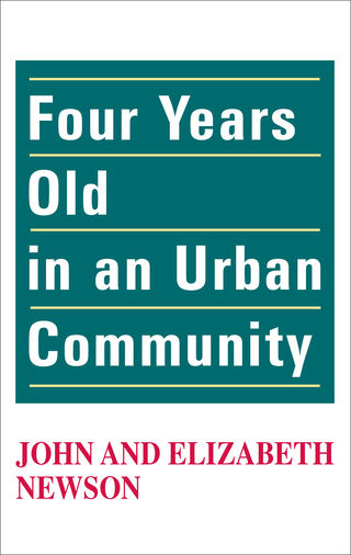 Imagen de portada: Four Years Old in an Urban Community 1st edition 9781138523739