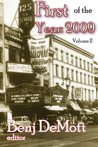 Cover image: First of the Year: 2009 1st edition 9781412811668