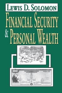 Omslagafbeelding: Financial Security and Personal Wealth 1st edition 9780765802910