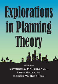 Imagen de portada: Explorations in Planning Theory 1st edition 9780882851532