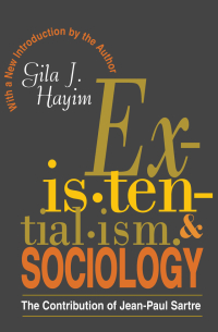Imagen de portada: Existentialism and Sociology 1st edition 9781560008408