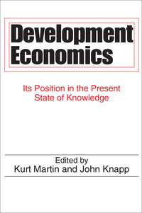 Cover image: Development Economics 1st edition 9780202361482