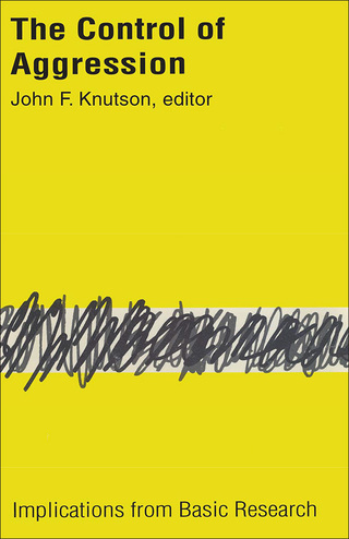 Cover image: Control of Aggression 1st edition 9780202309521