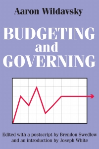 Imagen de portada: Budgeting and Governing 1st edition 9781412806251