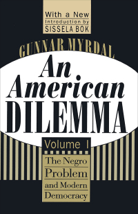Cover image: An American Dilemma 1st edition 9781560008569