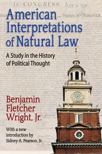Omslagafbeelding: American Interpretations of Natural Law 1st edition 9781412863278