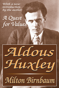 Immagine di copertina: Aldous Huxley 1st edition 9781138518704
