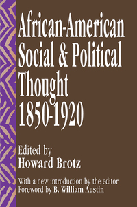 Imagen de portada: African-American Social and Political Thought 1st edition 9781560005636