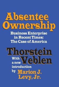 Omslagafbeelding: Absentee Ownership 1st edition 9781560009221