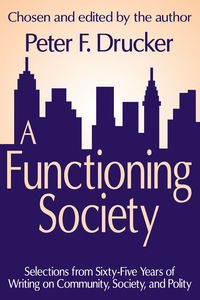Cover image: A Functioning Society 1st edition 9780765801593