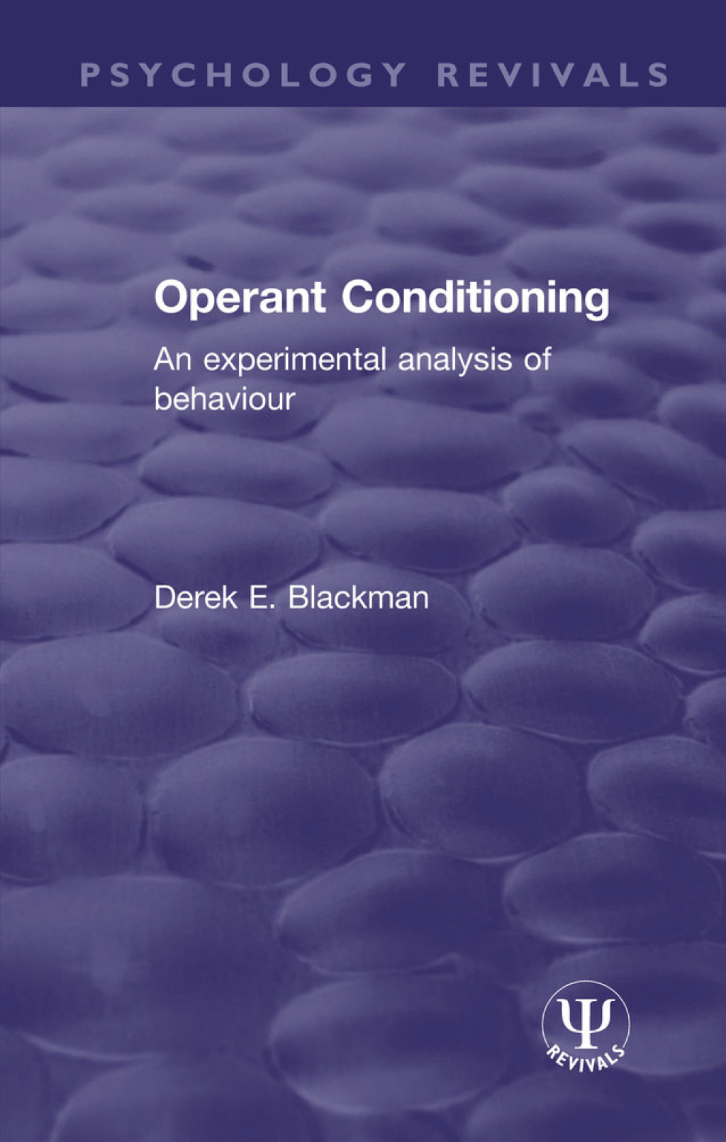 Operant Conditioning An Experimental Analysis of Behaviour 1st Edition